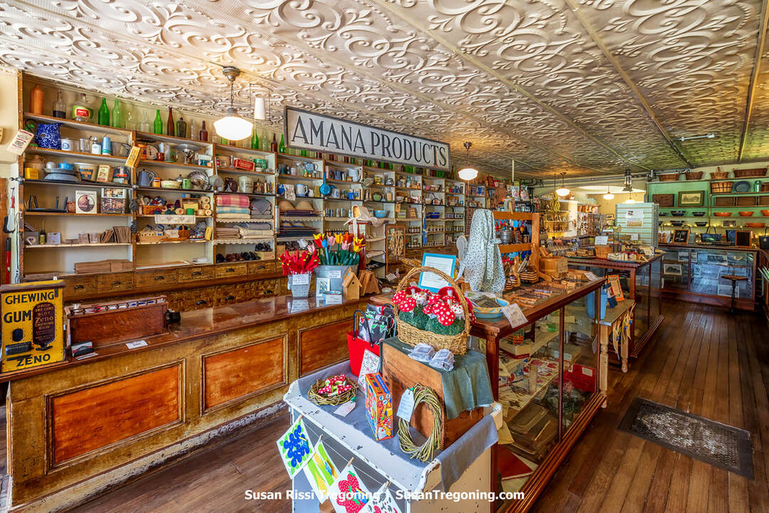 Step inside the High Amana General Store in Iowa’s Amana Colonies and you’ll find yourself immersed in both history and commerce. Founded during the communal period of 1857, this establishment has retained much of its original character. The tin ceiling, wooden floorboards, and vintage glass display cases are all still present, offering visitors a genuine glimpse into days gone by. With nostalgic touches throughout, the store serves as both a living museum and a functioning general store.