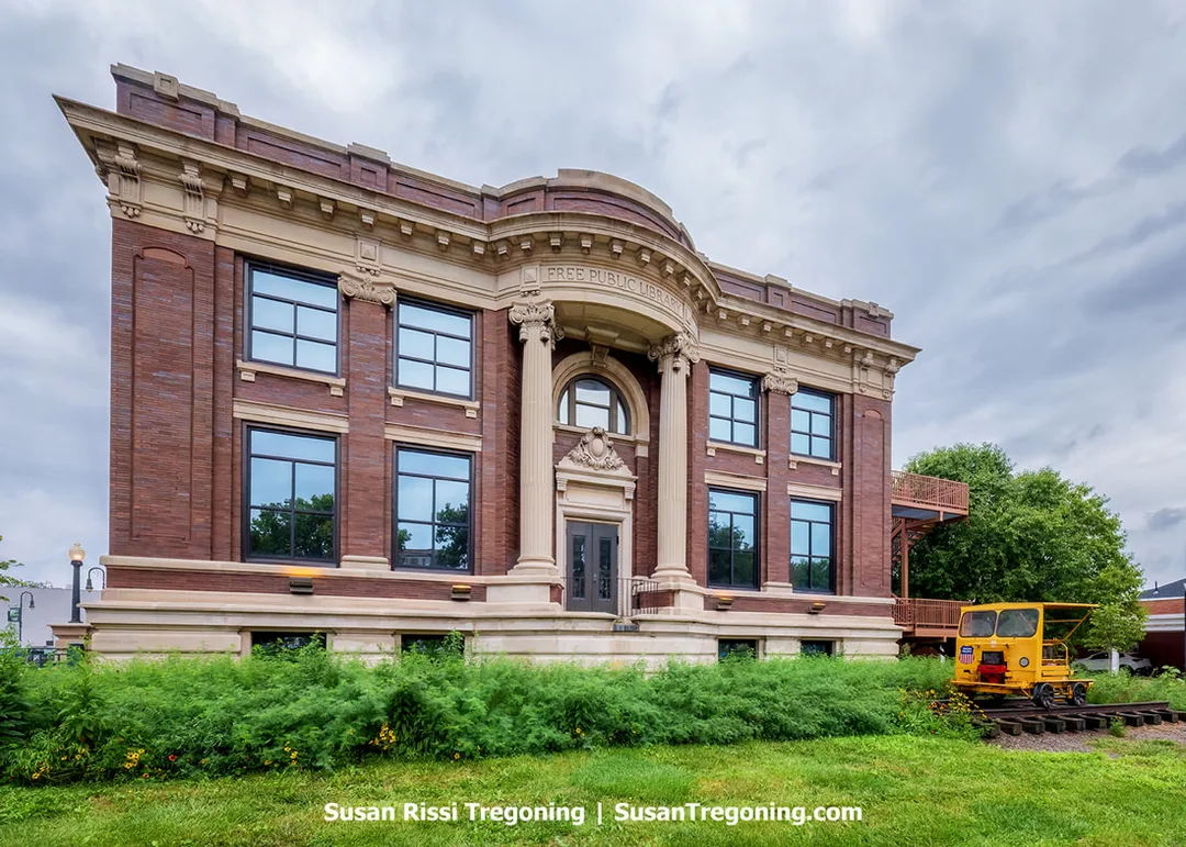 Housed in the historic 1902 Carnegie Free Public Library building in downtown Council Bluffs, the Union Pacific Railroad Museum officially opened its doors on May 10, 2003, marking 134 years since the transcontinental railroad was completed.
