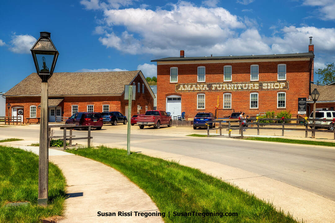 The Amana Furniture Shop in Amana, Iowa.