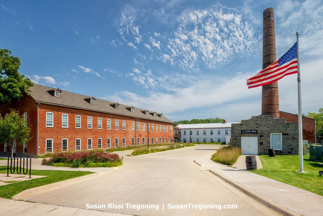 The Amana Woolen Mill in Iowa’s Amana Colonies, Iowa.