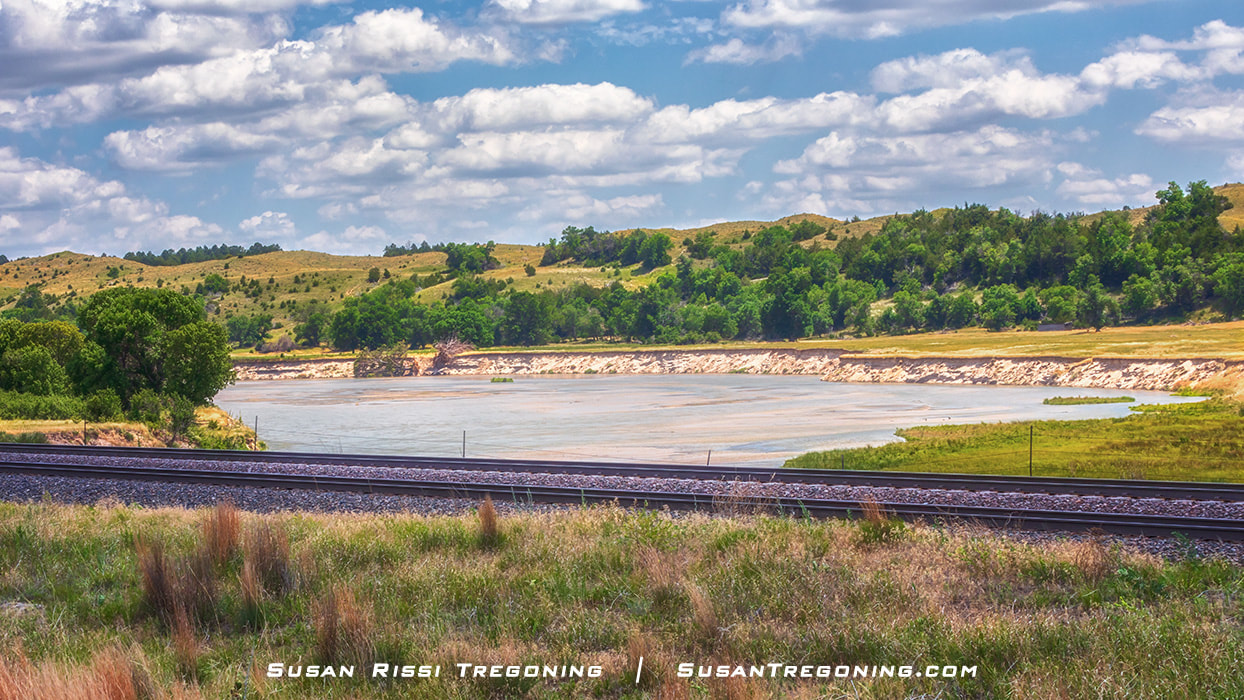 The Middle Loup River and the Nebraska National Forest from Sandhills Journey National Scenic Byway.