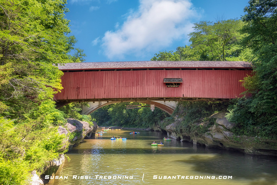 Narrows Covered Bridge is widely considered the most scenic spot in Parke County, Indiana.